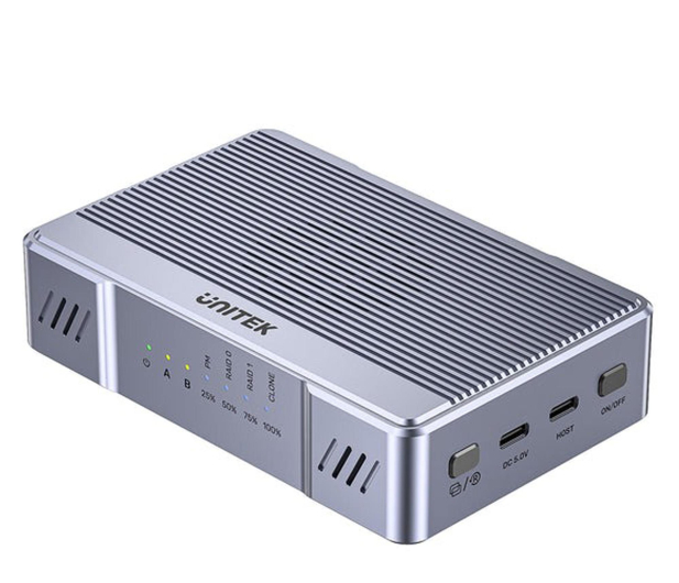 UNITEK obudowa 2x M.2 20 Gb/s , / RAID 0/1 + klonowanie S1247AGY01 - 1455243 - zdjęcie